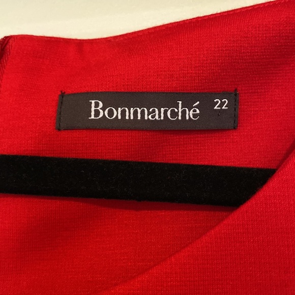 Red Bonmarche Sleeveless Dress - Size 22 - Picture 3 of 5